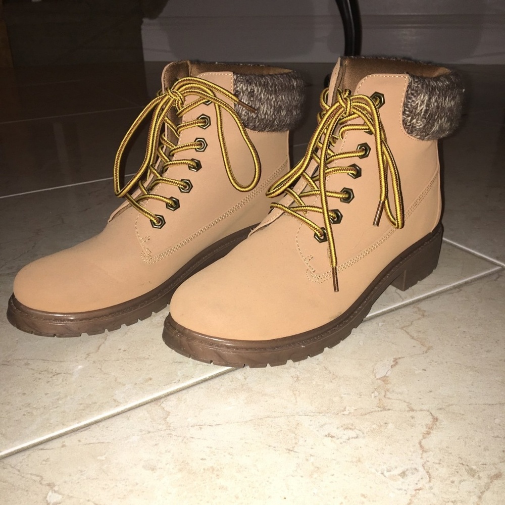 Faux Timberland Work Boots